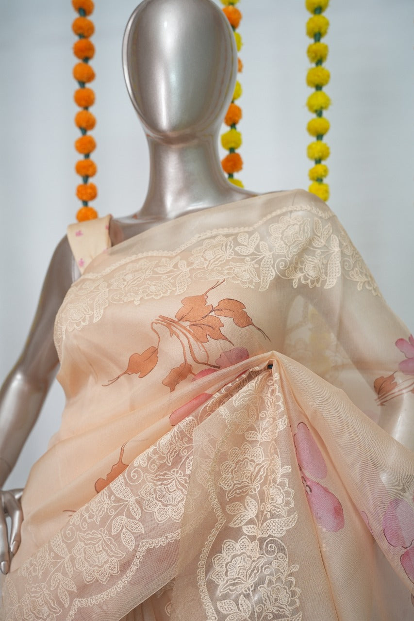 Organza Saree TSA3158