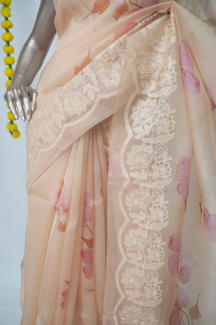 Organza Saree TSA3158