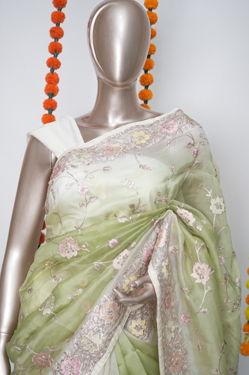Organza Saree TSA3184