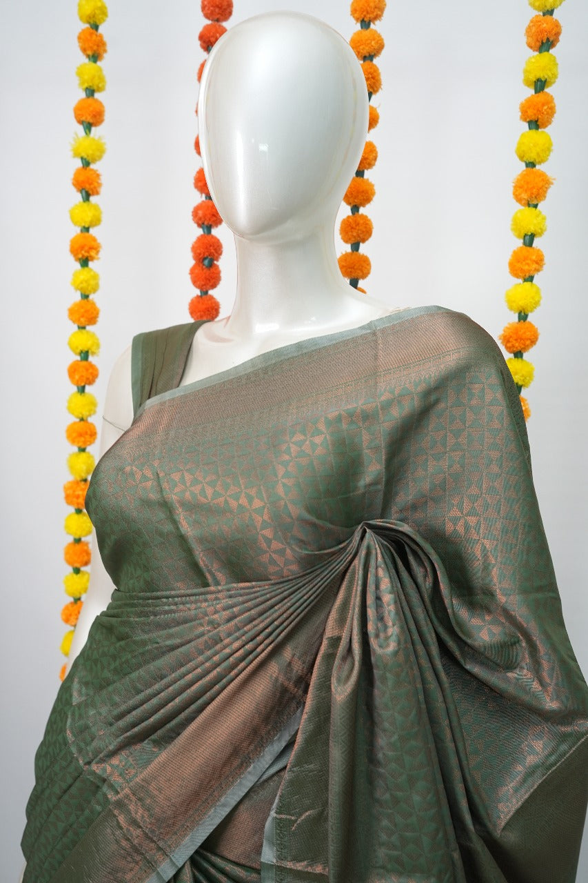 Semi Silk Saree TSA3228