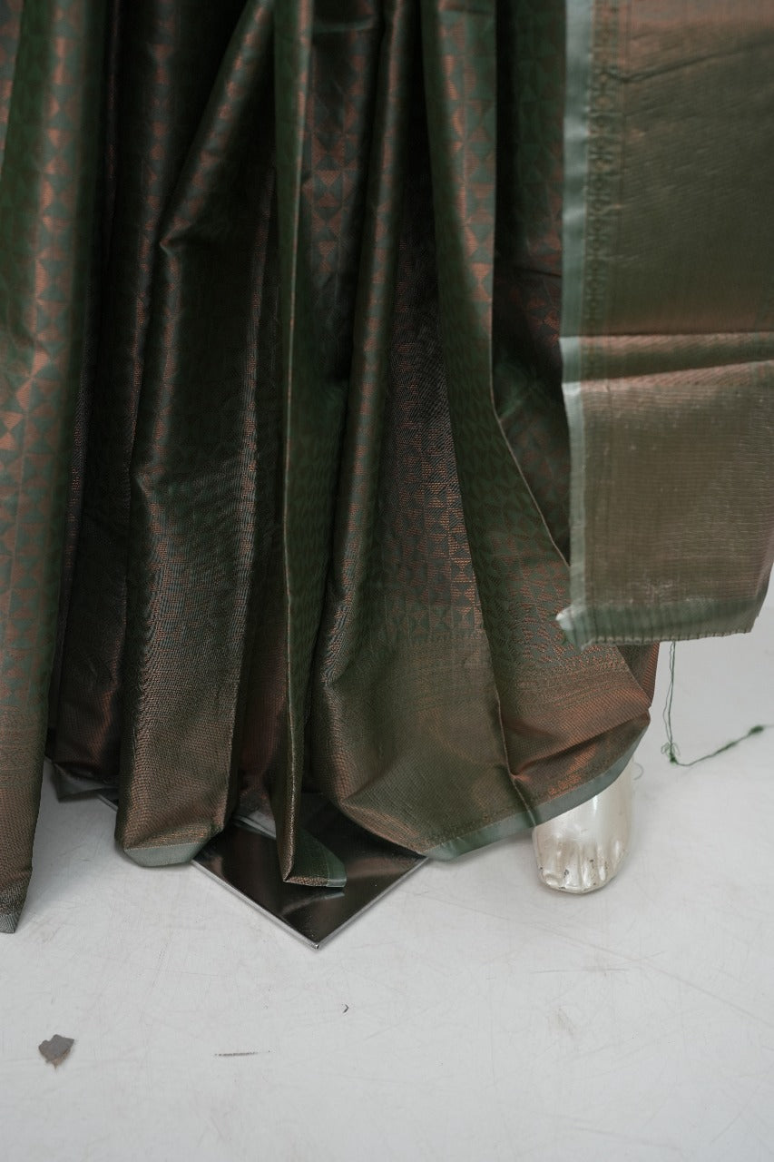Semi Silk Saree TSA3228