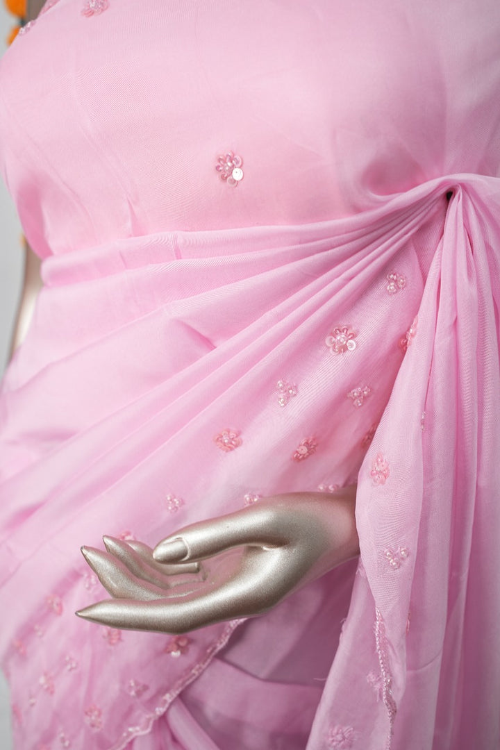 Viscose Organza Saree TSA3231