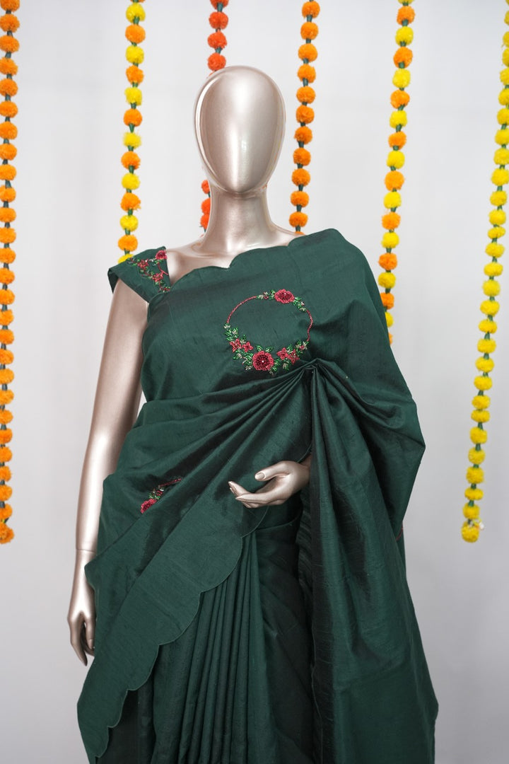 Raw Silk Saree TSA3225