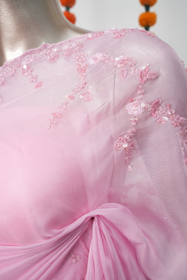 Viscose Organza Saree TSA3231
