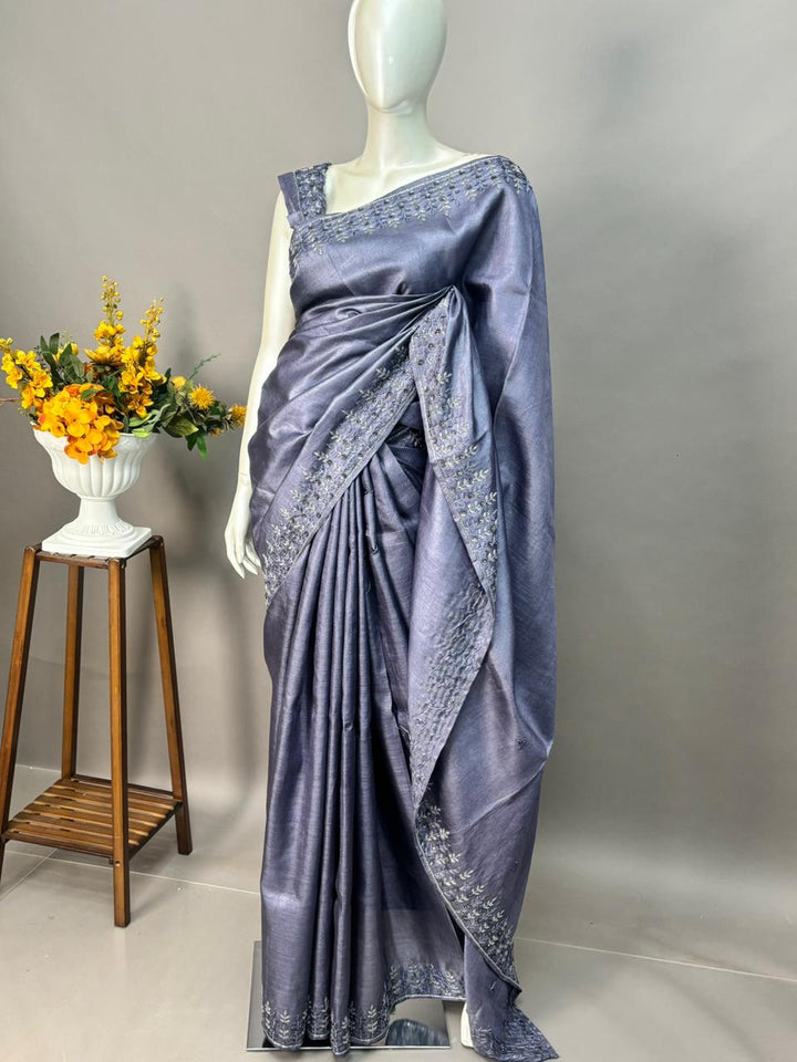 Tussar Silk Saree TSA3257