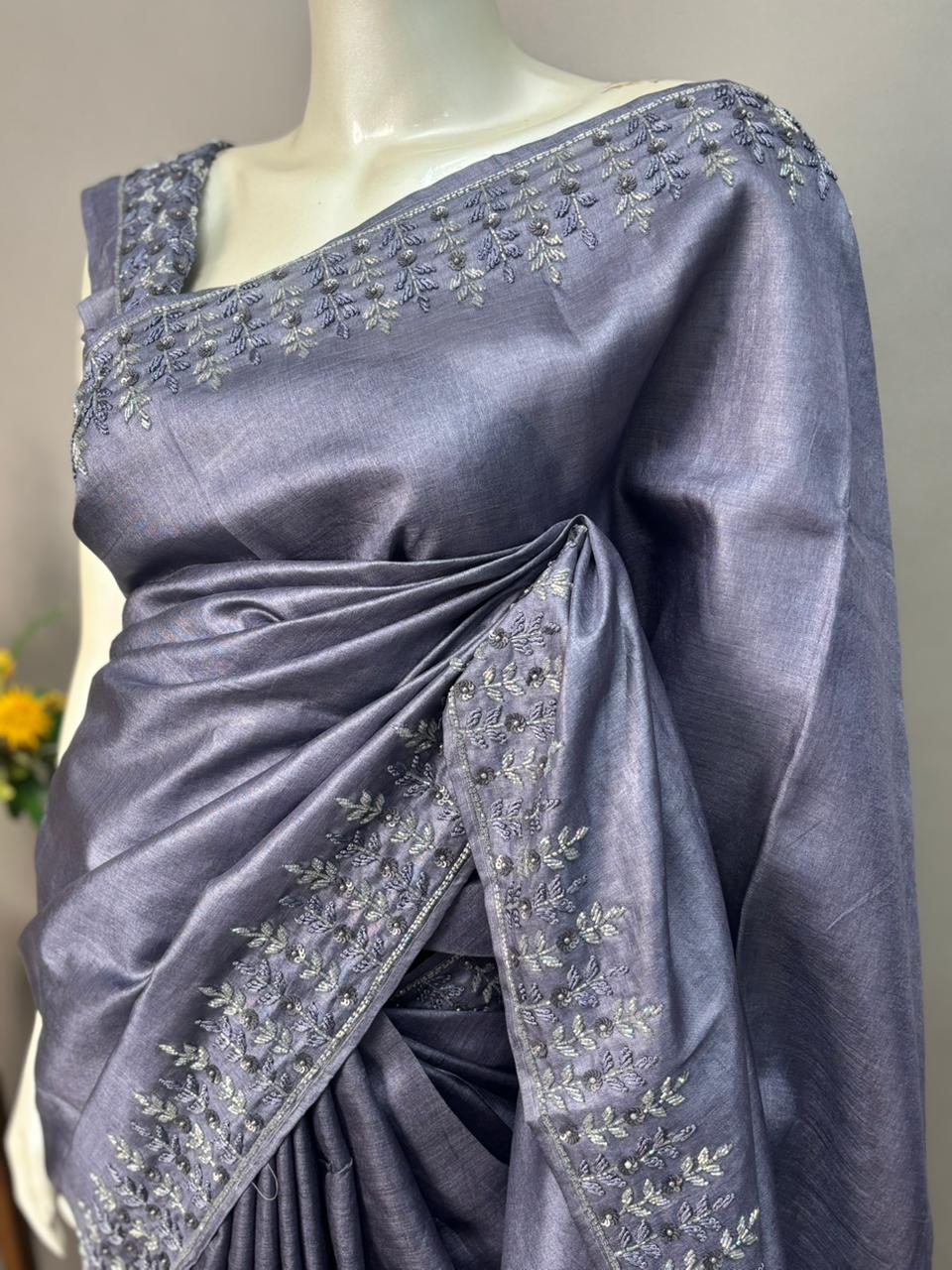 Tussar Silk Saree TSA3257