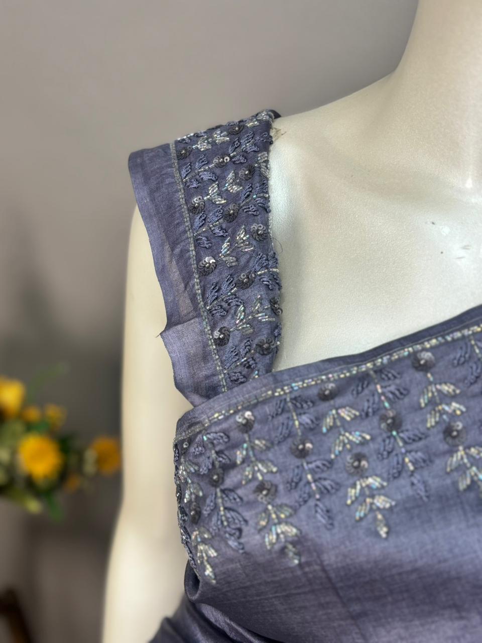 Tussar Silk Saree TSA3257