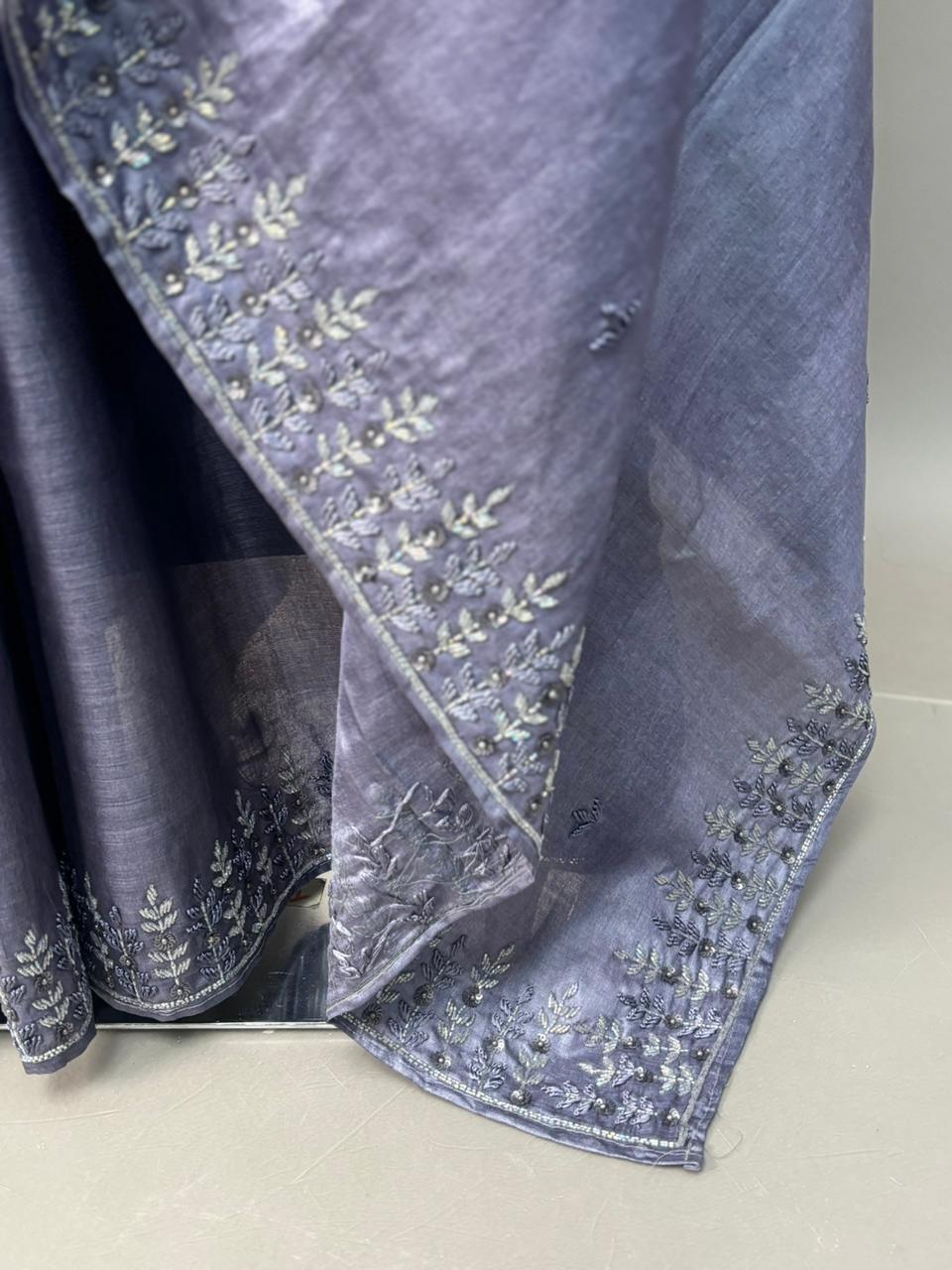 Tussar Silk Saree TSA3257