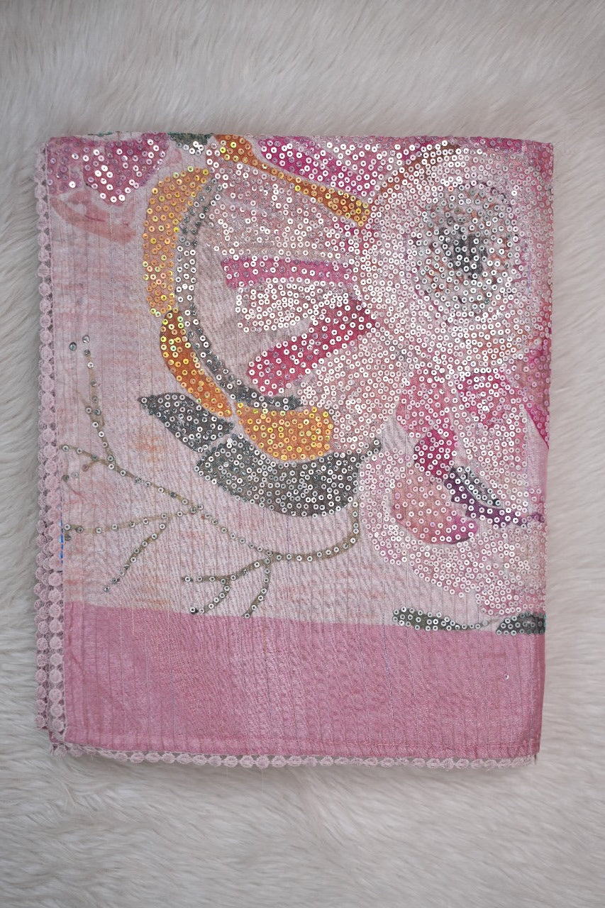 Semi-Tussar Saree TSA3309