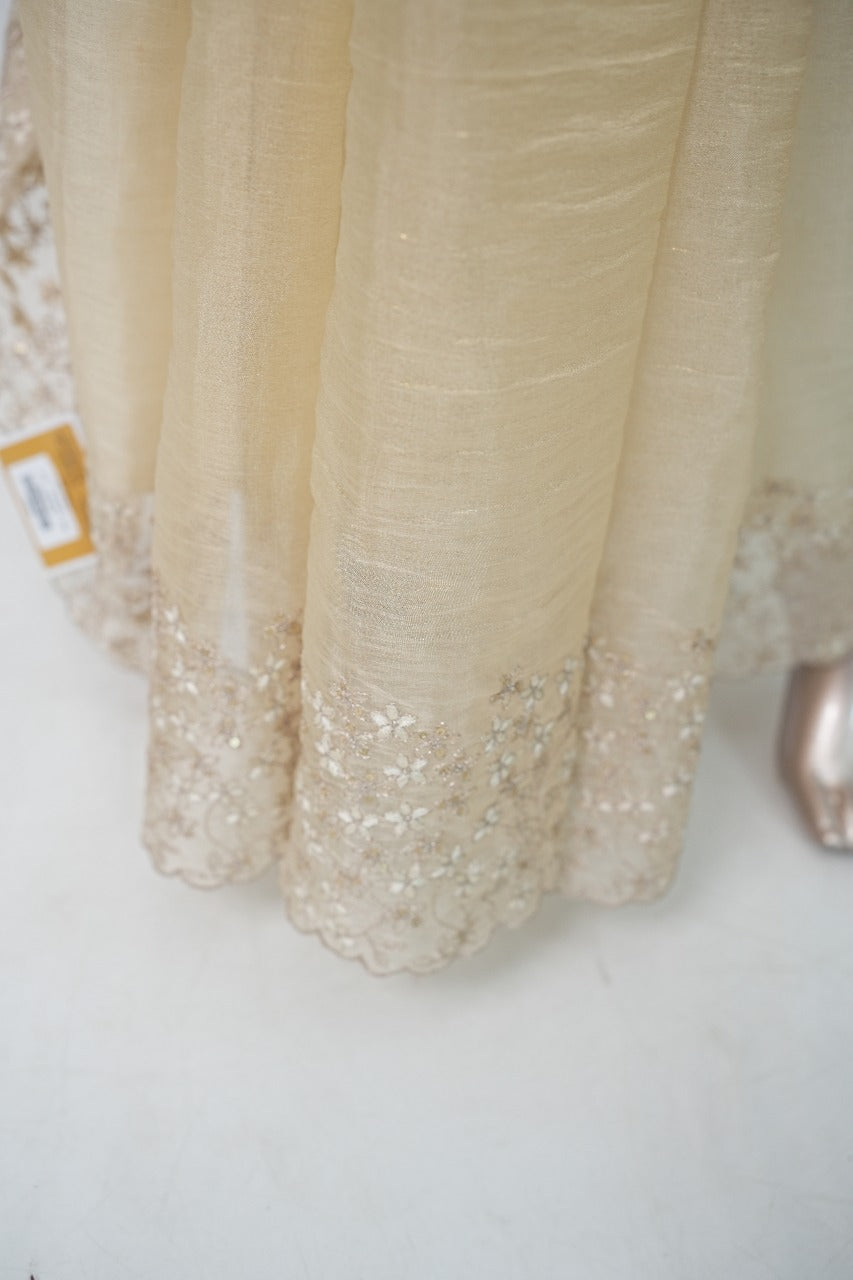 Crushed Tissue Saree TSA3323