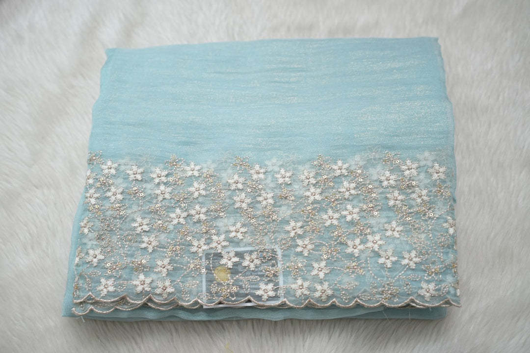 Crushed Tissue Saree TSA3323