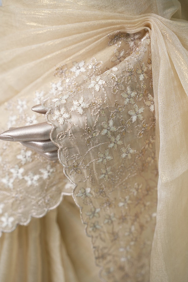 Crushed Tissue Saree TSA3323