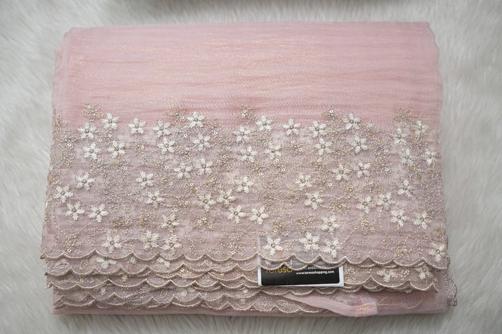 Crushed Tissue Saree TSA3323