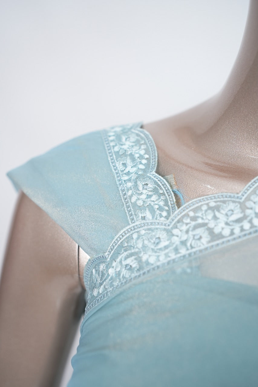 Shimmer Organza Saree  TSA3329