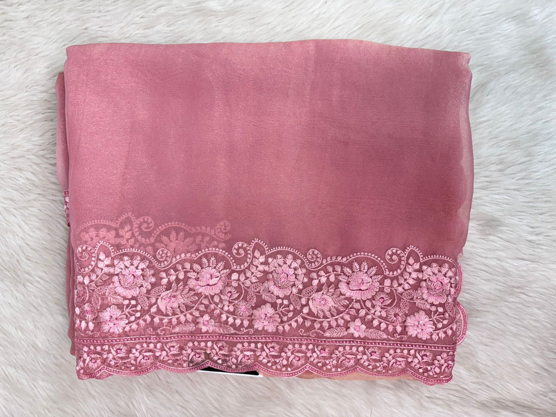 Shimmer Organza Saree  TSA3329