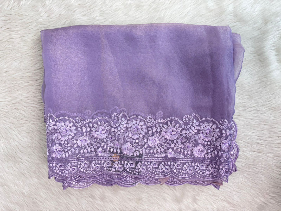 Shimmer Organza Saree  TSA3329