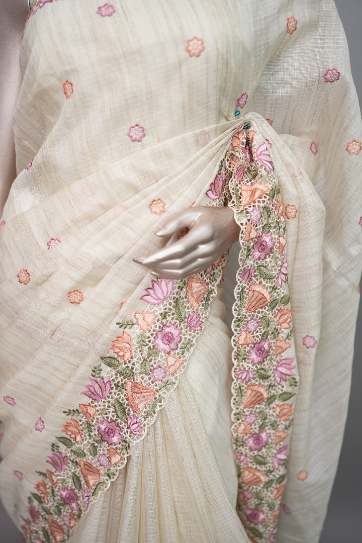Cut Work Saree TSA3336