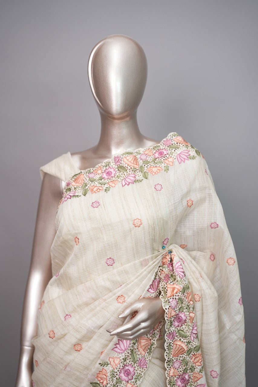 Cut Work Saree TSA3336