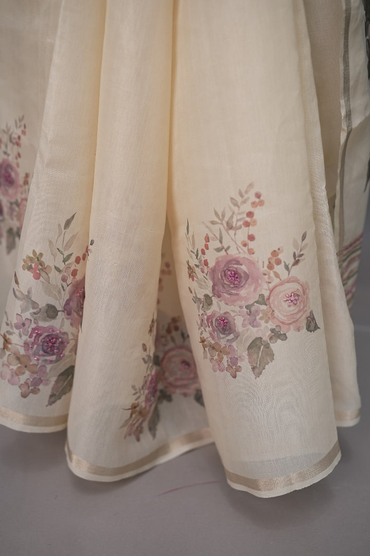 Chanderi Saree TSA3342