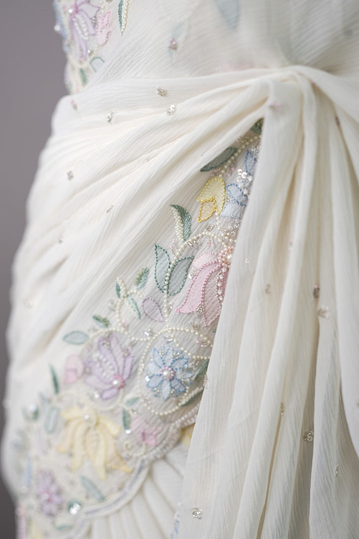 Pure Chinnon Saree TSA3381