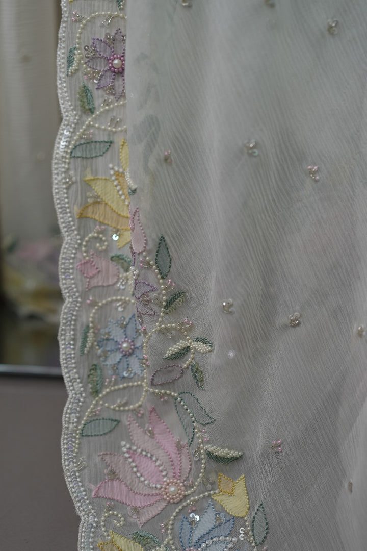 Pure Chinnon Saree TSA3381