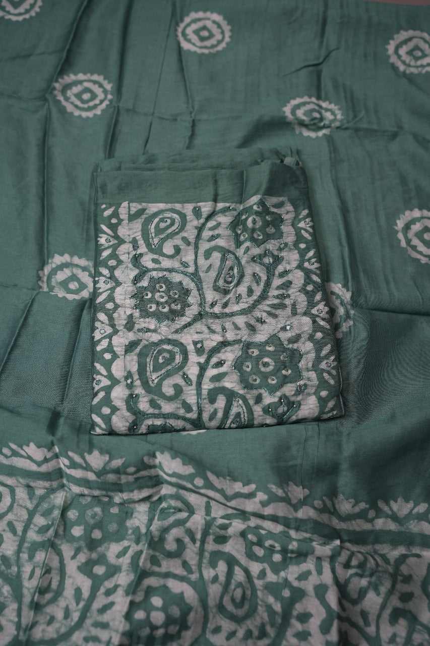 Chanderi Mix Salwar TSS3408