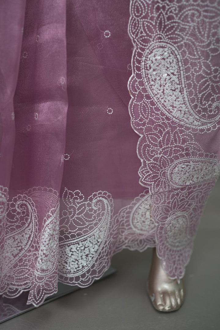 Glass Organza Saree TSA3417