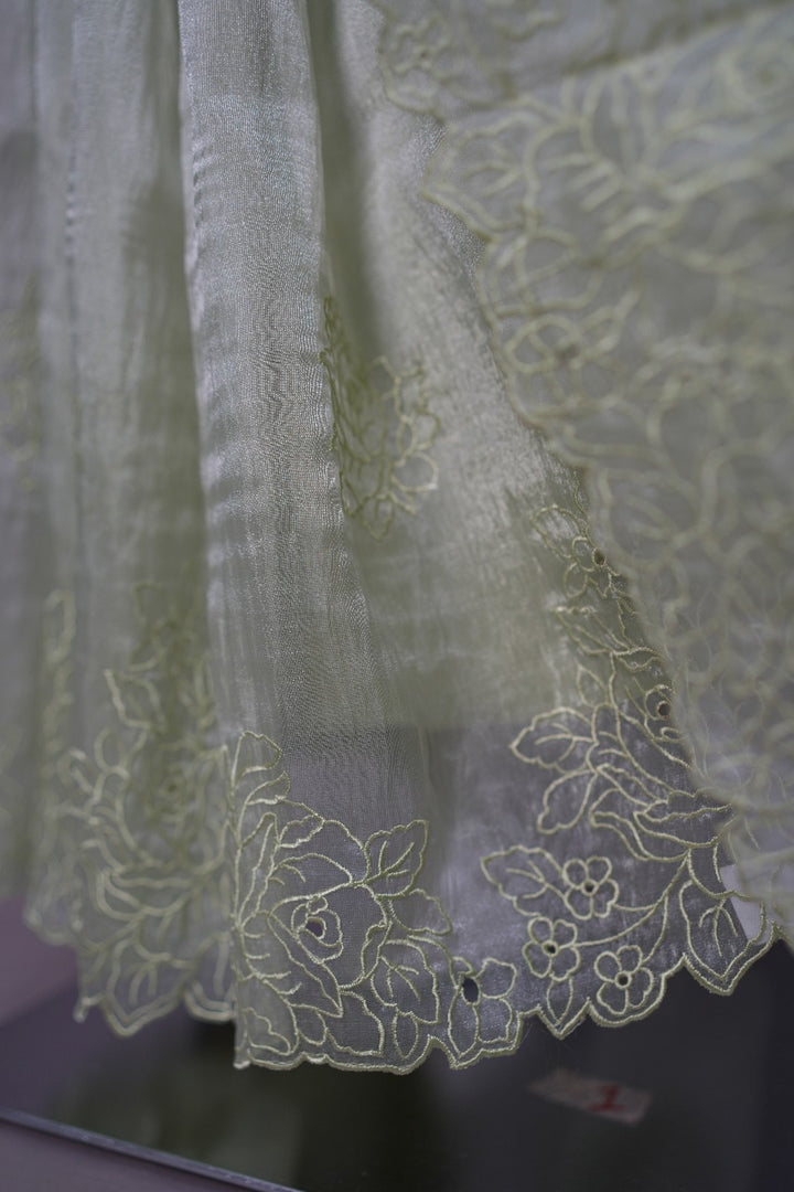 Crushed Organza Saree TSA3420