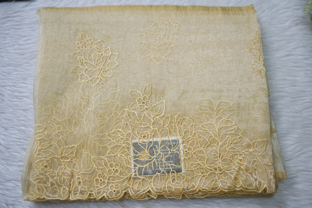 Crushed Organza Saree TSA3420