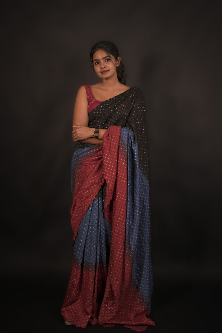 Dyed Saree TSA389