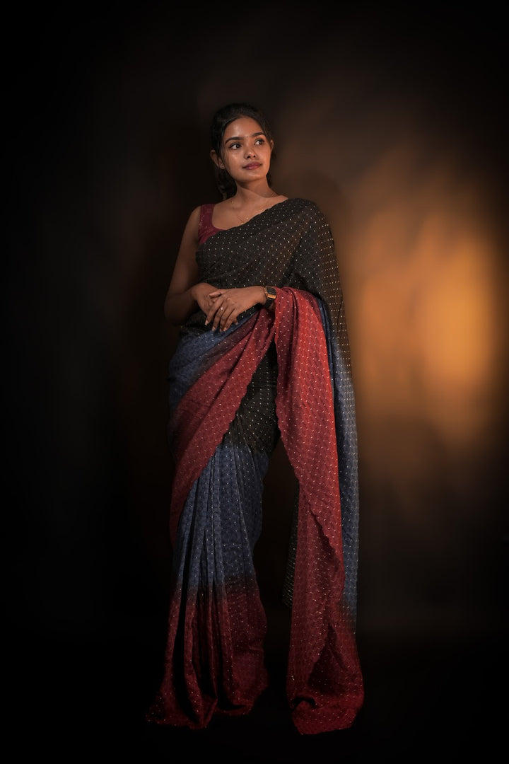 Dyed Saree TSA389