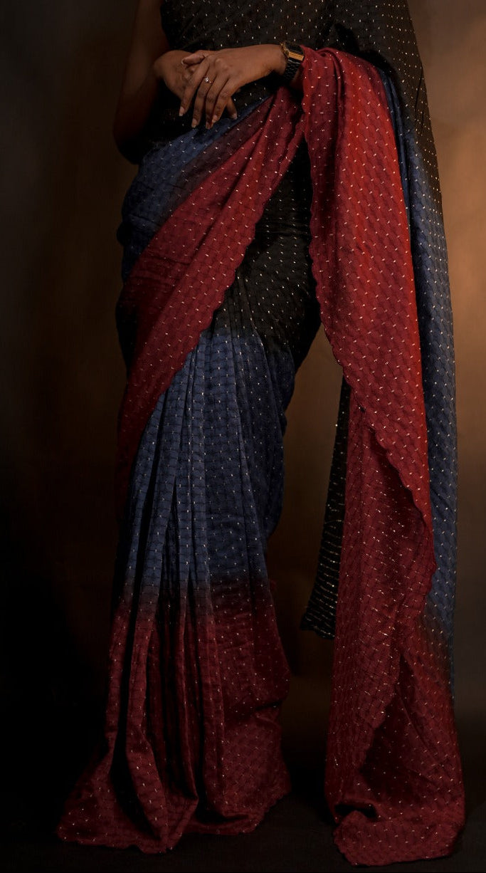 Dyed Saree TSA389