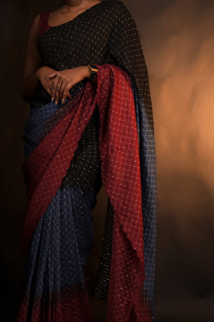 Dyed Saree TSA389