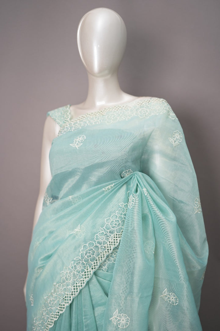 Nylon Organza Saree TSA3442