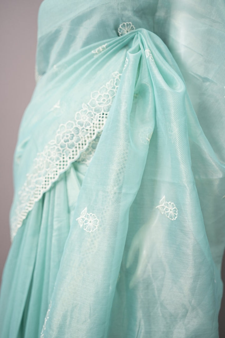 Nylon Organza Saree TSA3442