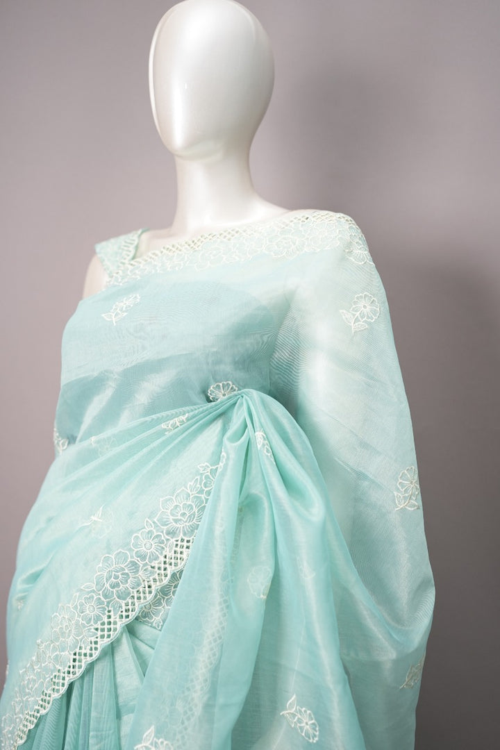 Nylon Organza Saree TSA3442