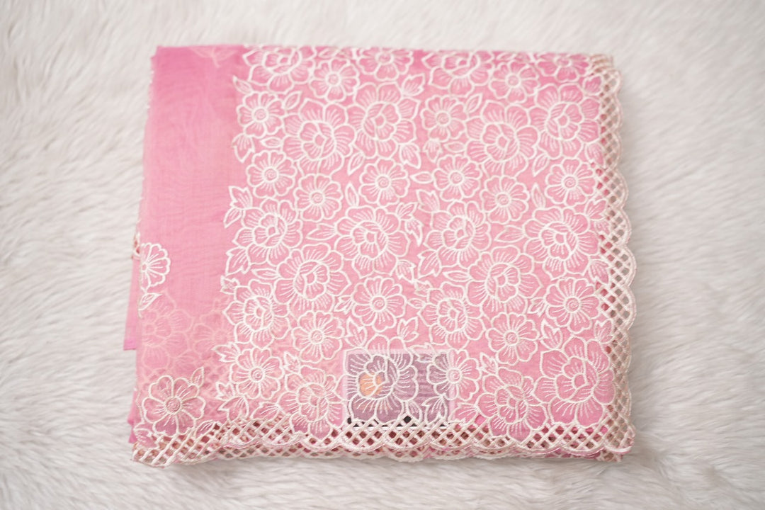 Nylon Organza Saree TSA3442