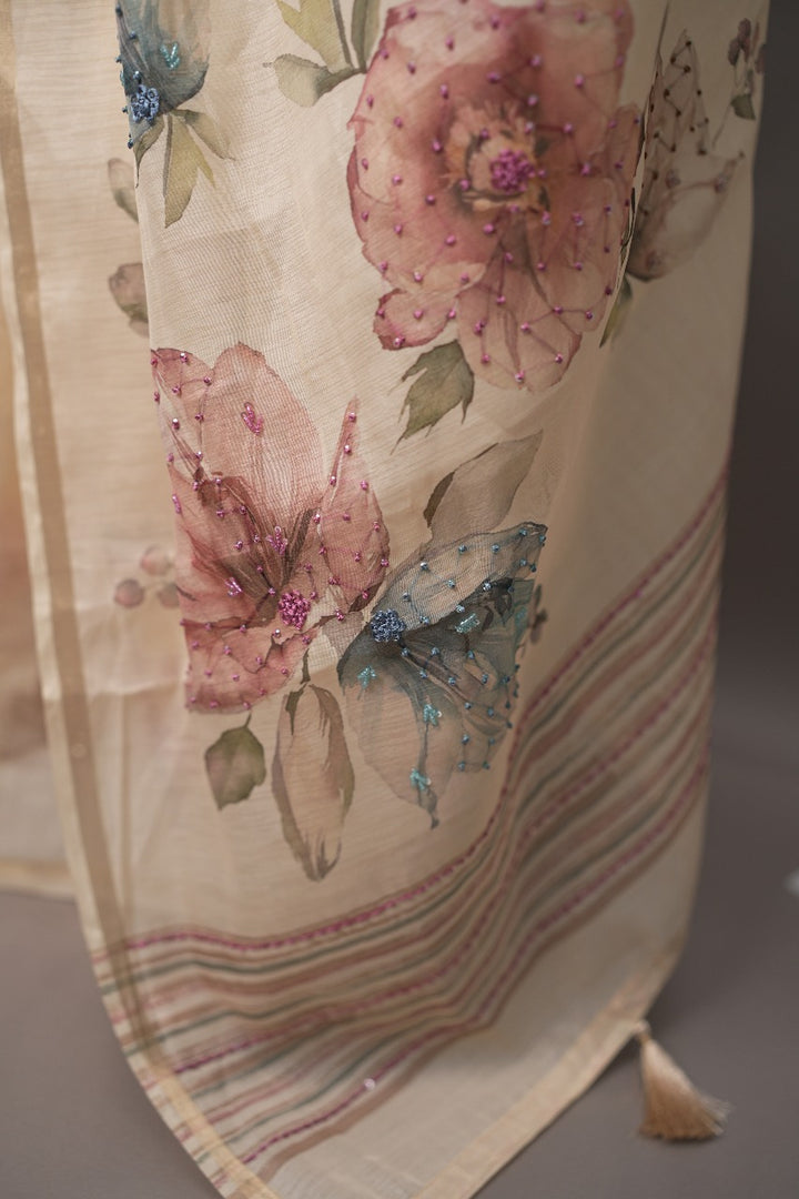 Art Chanderi Saree TSA3445