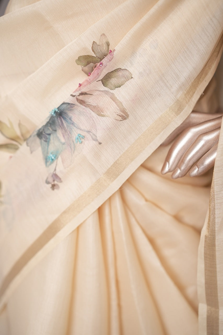 Art Chanderi Saree TSA3445