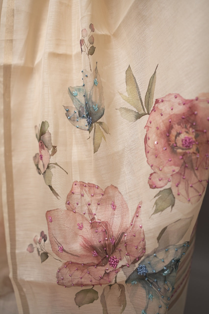 Art Chanderi Saree TSA3445