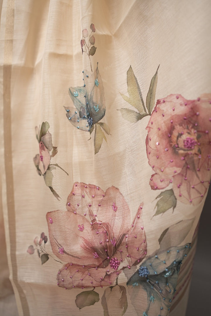 Art Chanderi Saree TSA3445