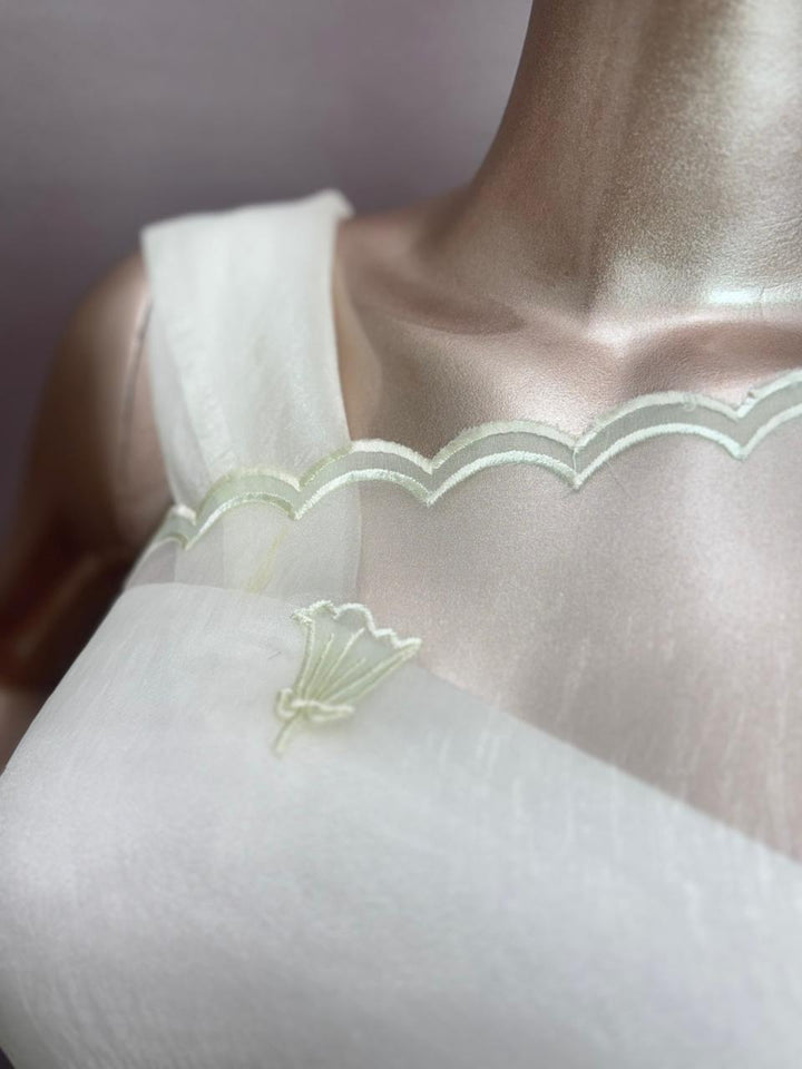 Applique Organza Sarees TSA3466