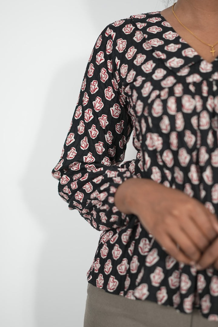 Gathered crop top TCW1006
