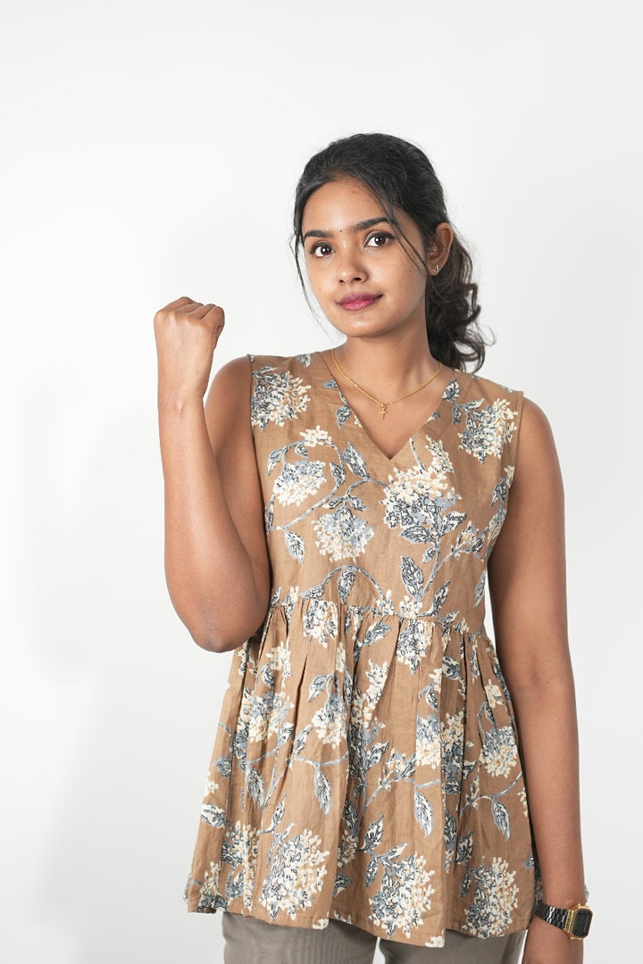 Peplum crop top TCW1005