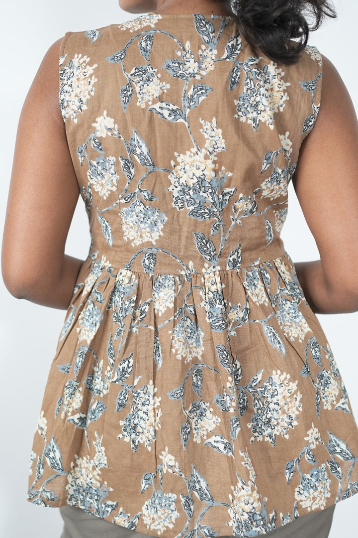 Peplum crop top TCW1005