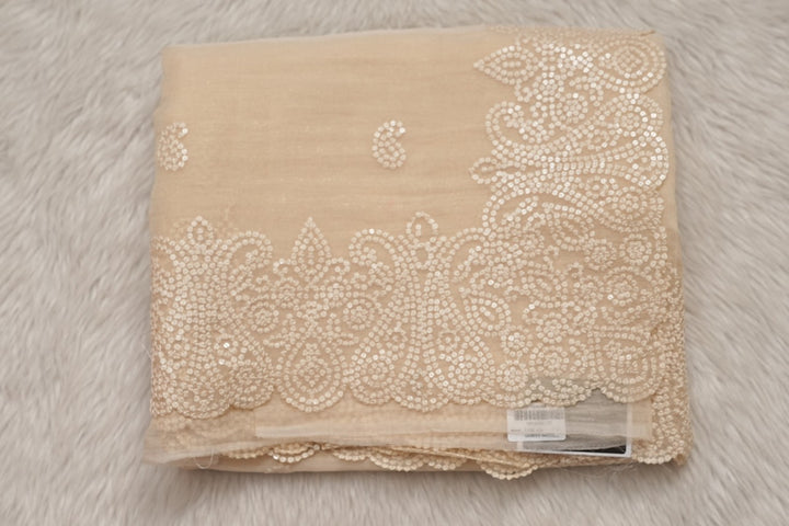 Crushed Organza Saree TSA3482