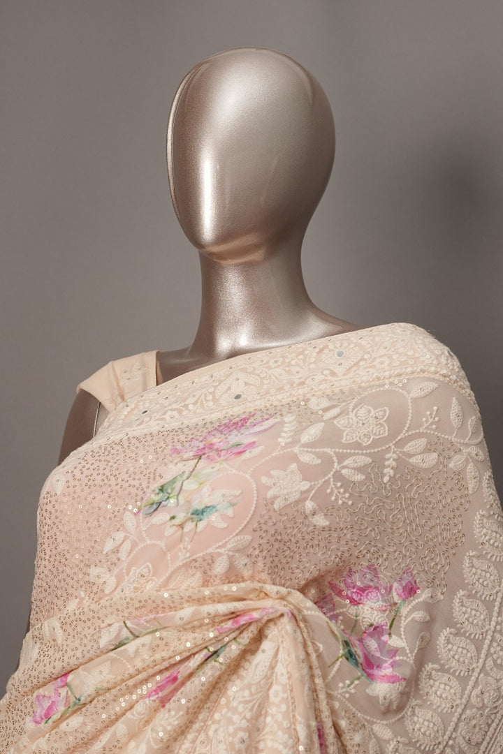 Georgette Saree TSA3489