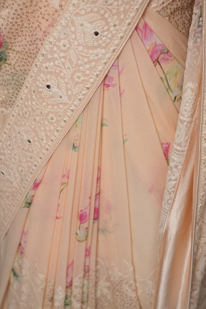 Georgette Saree TSA3489