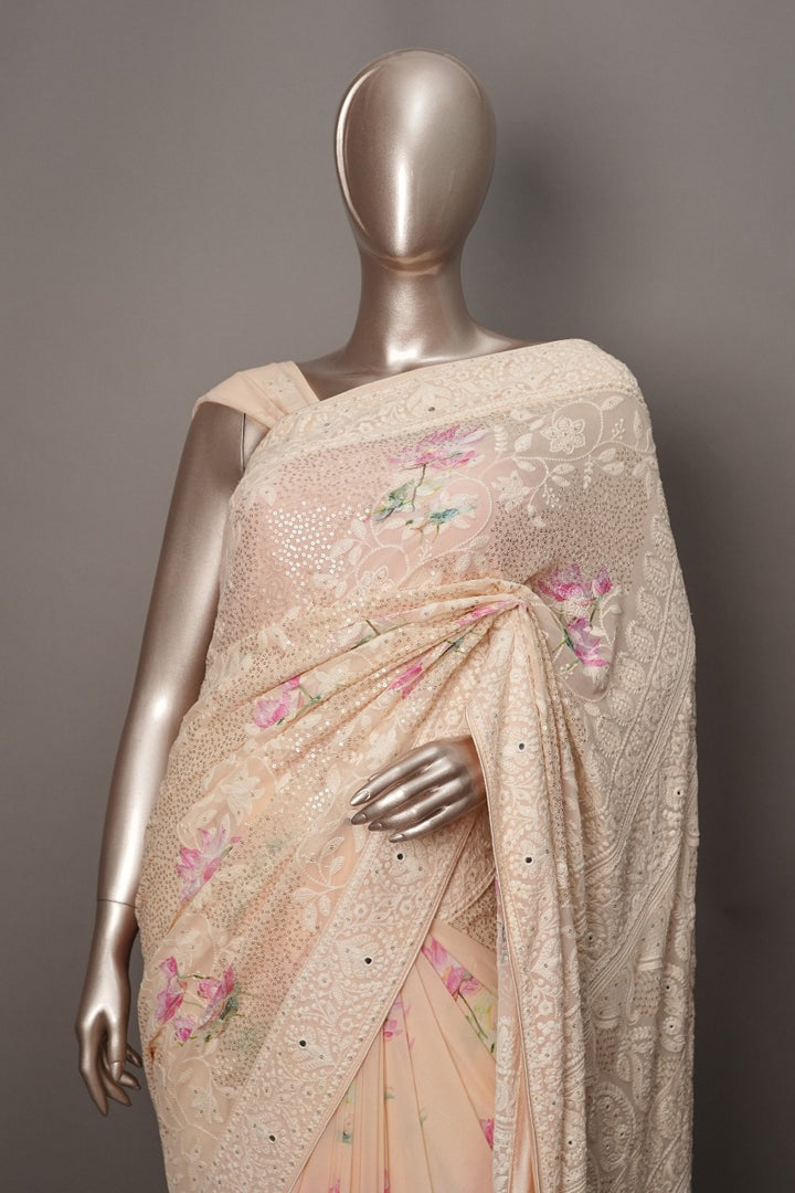 Georgette Saree TSA3489