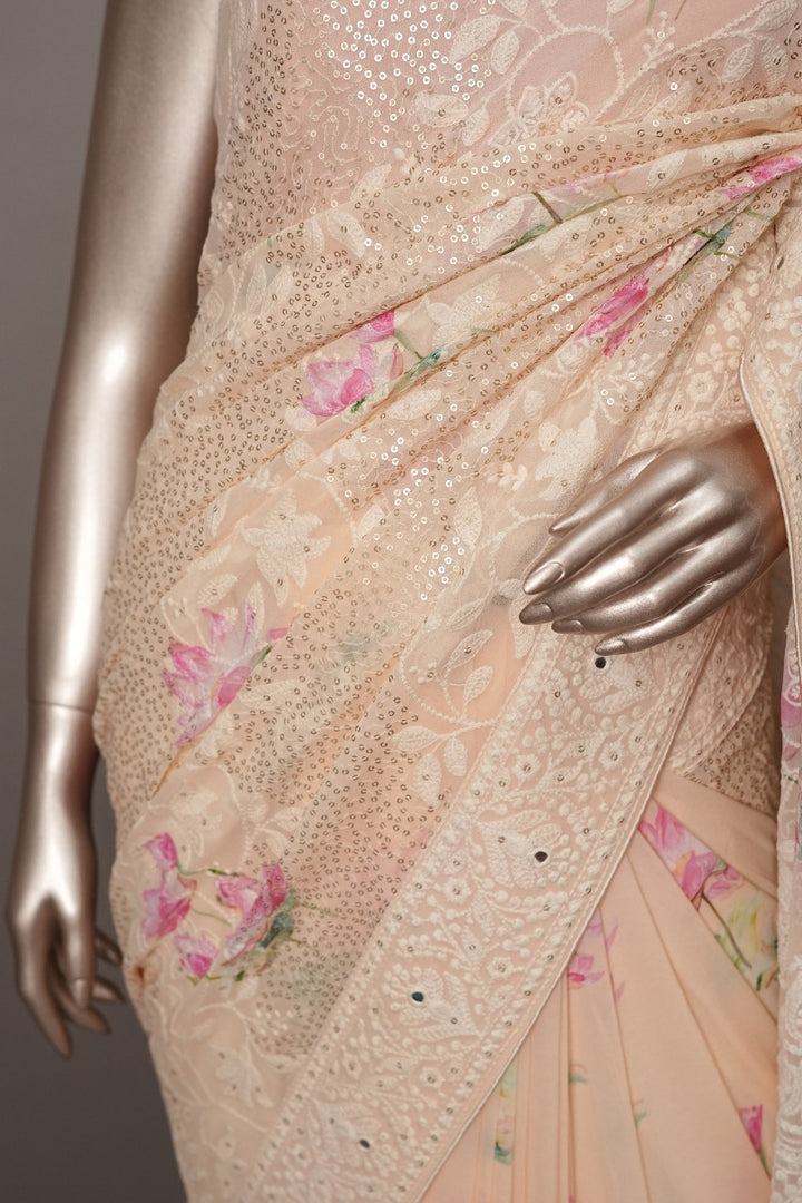 Georgette Saree TSA3489